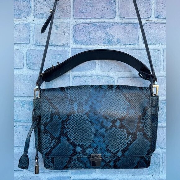 ZADIG & VOLTAIRE Optimiste snake leather crossbody bag - Picture 2 of 16